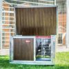 INFRA HEATED Thermo-WOODY dog house"2XL" insize