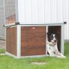 INFRA HEATED Thermo - WOODY dog house "4XL"
