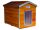 Thermo Madera Hundehütte ST "M" (LxBxH:74x50x44cm)