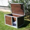 Thermo WOODY Hundehütte "S" innengrösse (LxBxH:66x46x40cm)